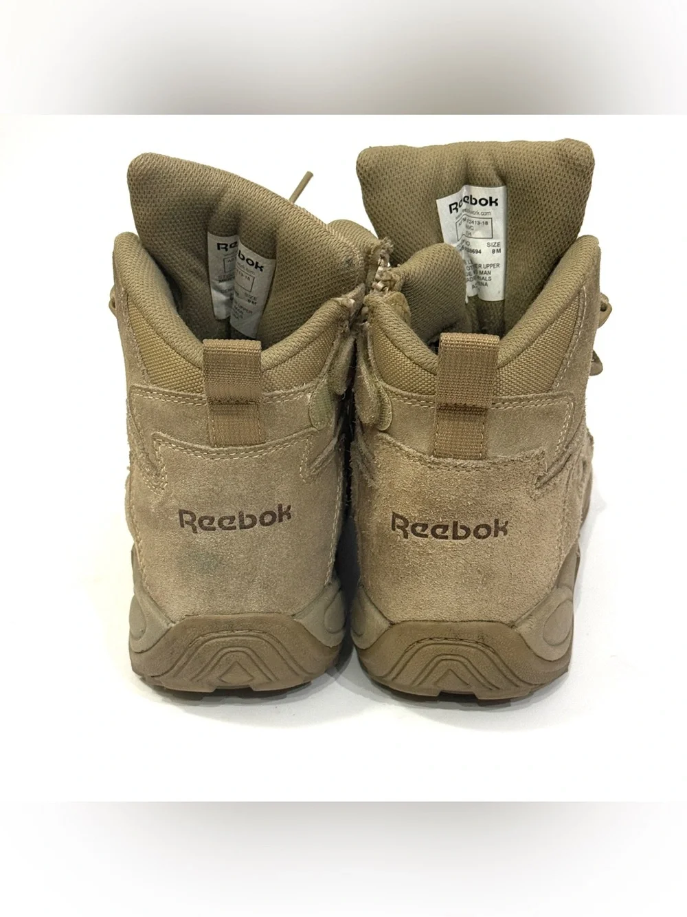 Reebok Rapid Response RB8694 Men’s 8M Desert Tan Composite Toe Tactical Boots